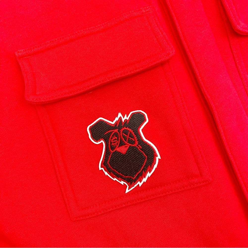 Champion X King Saladeen Moneybear Coverall Boiler Suit Jumpsuit Red Unisex - Picture 5 of 16